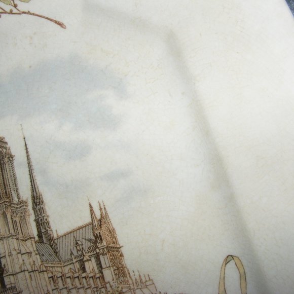 Notre Dame Church Paris France French Albert Blanchet Decor Plate - Picture 7 of 15